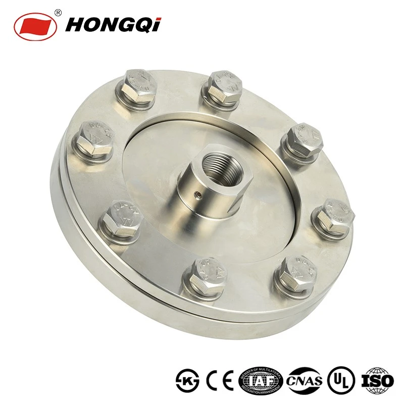 Stainless Steel Diaphragm Pressure Gauge For Flange Mount Installation factory