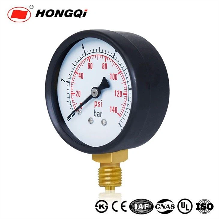 Steel chrome plated pressure gauge-800