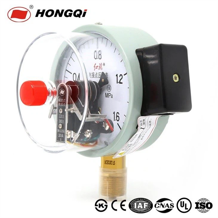 Electric Contact Pressure Gauge Stable Working Performance