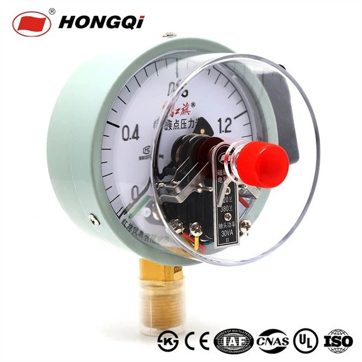 Electric Contact Pressure Gauge Stable Working Performance