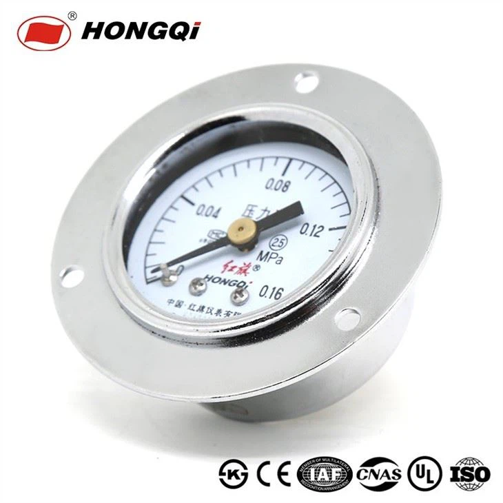 Axial pressure gauge with edge made by Hongqi
