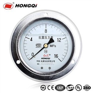 Manómetros de acero inoxidable rellenos de silicona