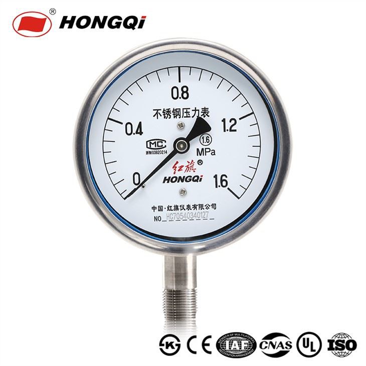 All Stainless Steel Oil Filled Pressure Gauge