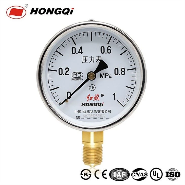100mm General Spring Pressure Gauge For Industrial And Civil