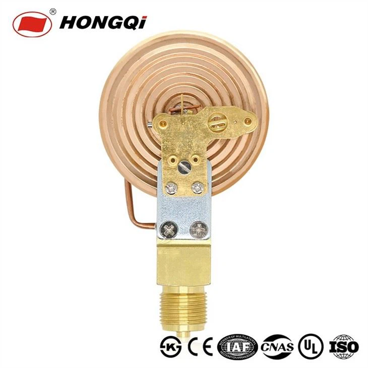 100mm Natural Gas Capsule Pressure Gauge Micro Capsule Pressure Meter