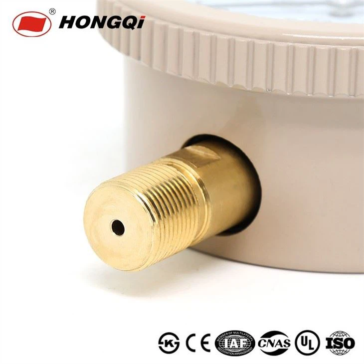 100mm Natural Gas Capsule Pressure Gauge Micro Capsule Pressure Meter