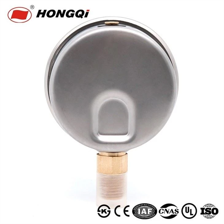 2.4inch Rolled stainless steel pressure gauge