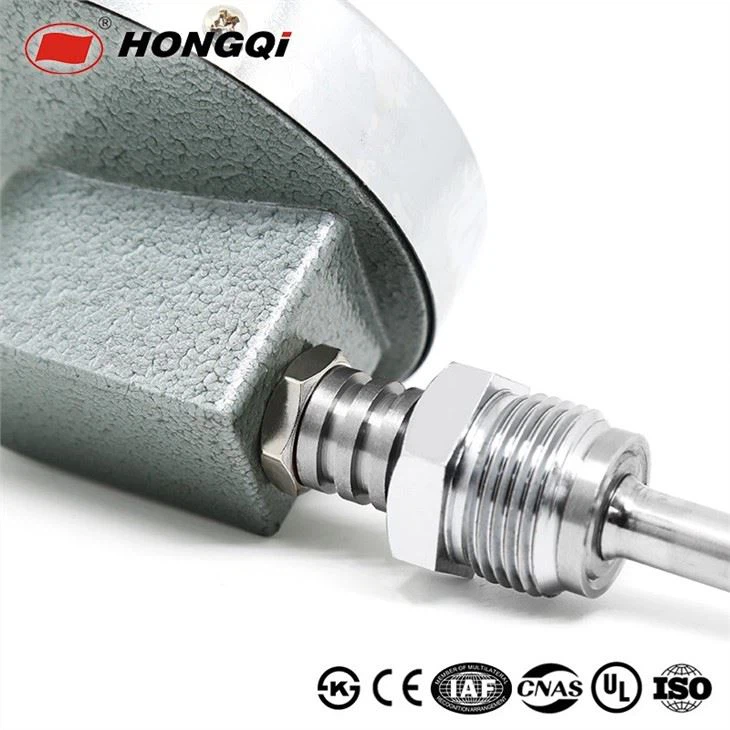Degree Bottom Mounted Bi- Metal Thermometer 0-150℃