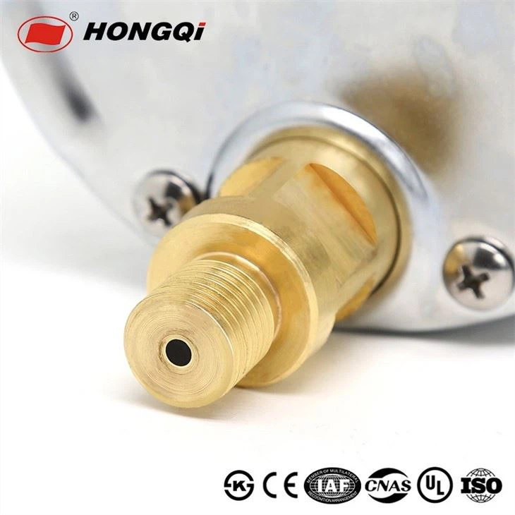 Hongqi 100mm Stainless Steel Manometer Glycerin Filled Pressure Gauge