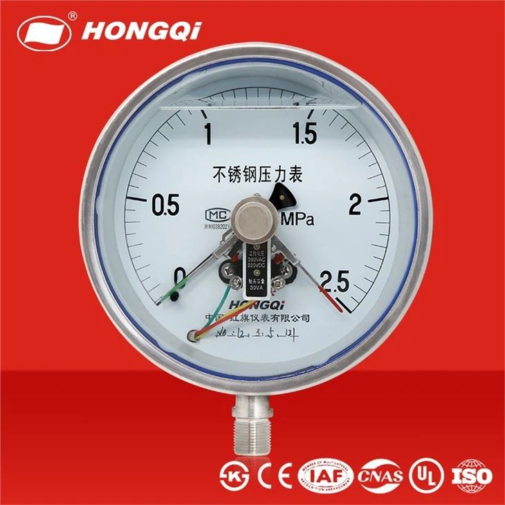 Photo Electricity Contacts Device Electric Contact Pressure Gauge