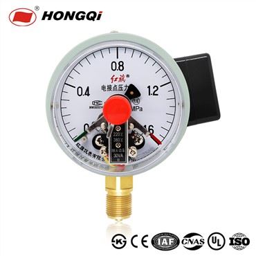 Indicador de presión de contacto eléctrico con alarma magnética de 2,5/4/6 pulgadas con CE/UL/Ks/ISO