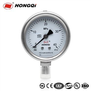 Manómetro lleno de líquido antivibración de acero inoxidable de 60 mm