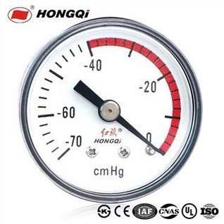Manómetro axial de vacío y presión manométrica