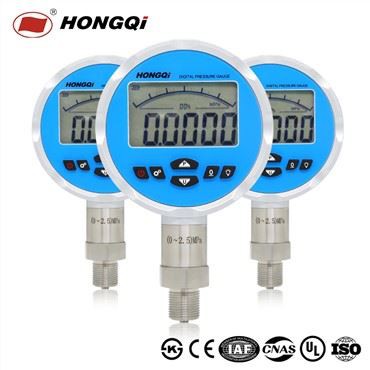 Manómetro de presión del medidor de agua digital industrial de alta precisión estable Hongqi